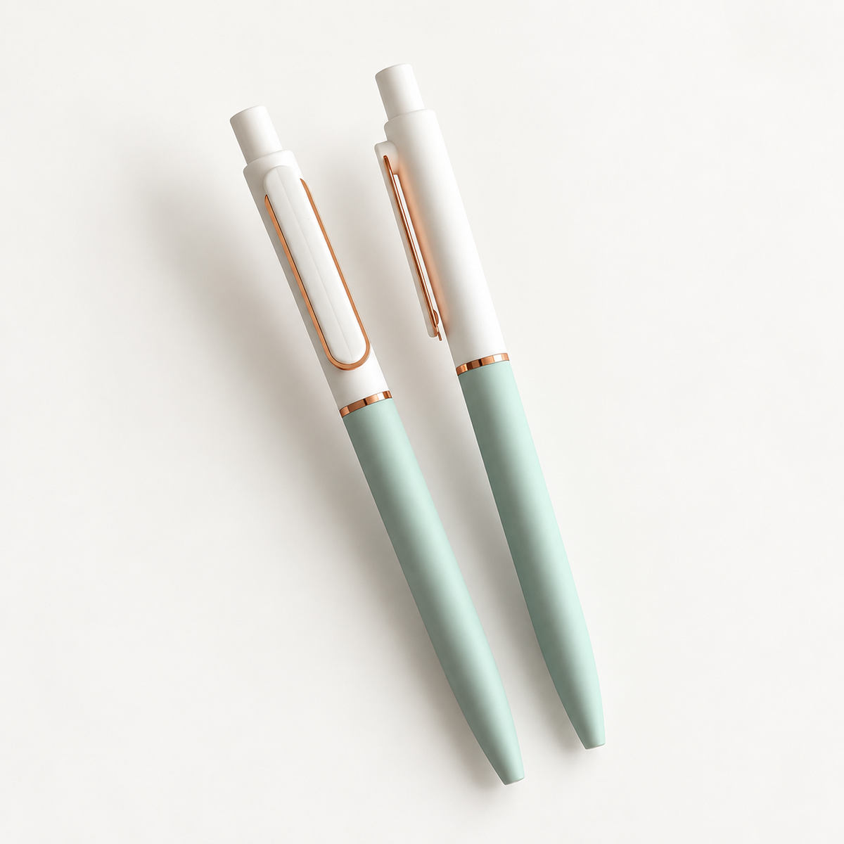 Sage Rose Gold Pen🐚(1 pcs)